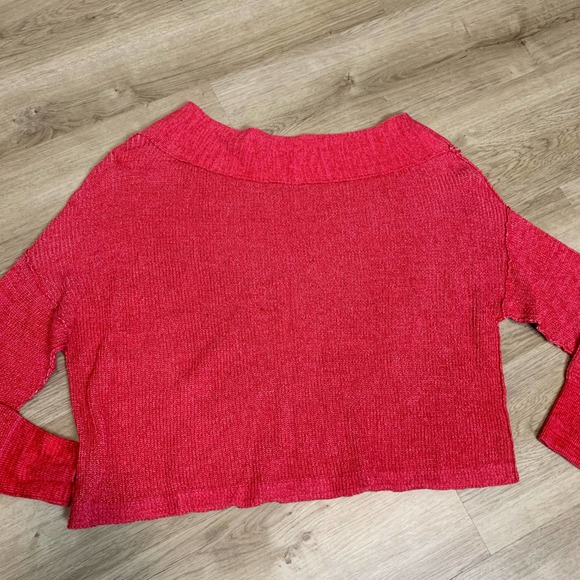Free People Off the Shoulder Alana Sweater Pullover Size Small Relaxed - Picture 11 of 16
